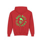 Drikyz Good Guys Finish Last - Green Monkey - (Back Print) Youth Heavy Blend Hoodie