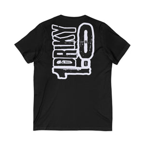 Driky 1 point 0 Bro Jersey - Back Print - V-Neck Tee