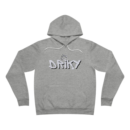 Driky Roy-al - White Night Fleece Pullover Hoodie