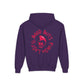 Drikyz Good Guys Finish Last - Rose Blood - (Back Print) Youth Heavy Blend Hoodie