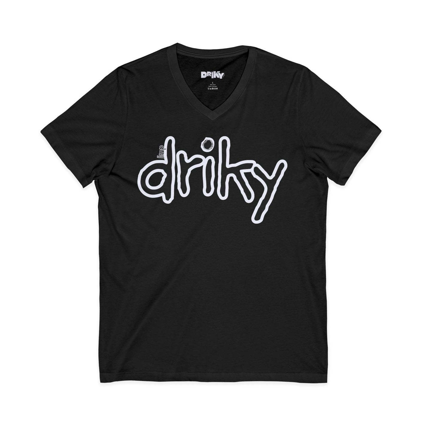 Limp Driky Deep Fade Jersey Short Sleeve V-Neck Tee