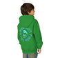 Drikyz Good Guys Finish Last - Blue Brain - (Back Print) Youth Heavy Blend Hoodie