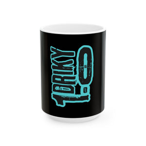 Driky 1 point 0 Bro - Blue Brain 11oz Coffee Cup