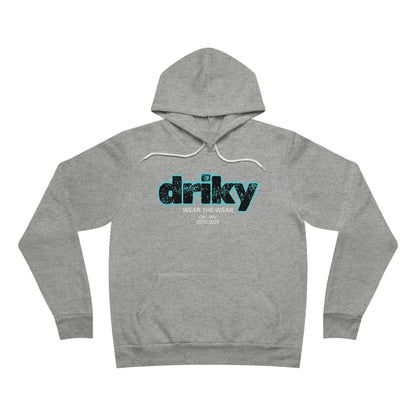 Driky Wear ESTD - Blue Brain Fleece Pullover Hoodie