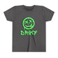 Youth Driky Die Happy - Green Monkey Short Sleeve Tee