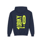 Driky 1 point 0 Bro - Banana Sunshine - (Back Print) Youth Heavy Blend Hoodie