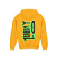 Youth Driky 1 point 0 Bro - Green Monkey Backprint - Heavy Blend Hoodie 16 Colors