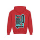 Youth Driky 1 point 0 Bro - Blue Brain Backprint - Heavy Blend Hoodie 16 Colors