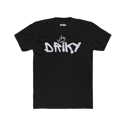 Driky Roy-al - White Night Cotton Crew Tee
