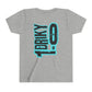 Youth Driky 1 point 0 Bro - - Blue Brain Back Print Short Sleeve Tee