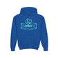 Driky Laugh at the World - Blue Brain - Youth Heavy Blend Hoodie