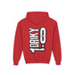 Driky 1 point 0 Bro - OG2 - (Back Print) Youth Heavy Blend Hoodie