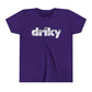 Youth Driky Wear - White Night Short Sleeve Tee
