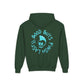 Drikyz Good Guys Finish Last - Blue Brain - (Back Print) Youth Heavy Blend Hoodie