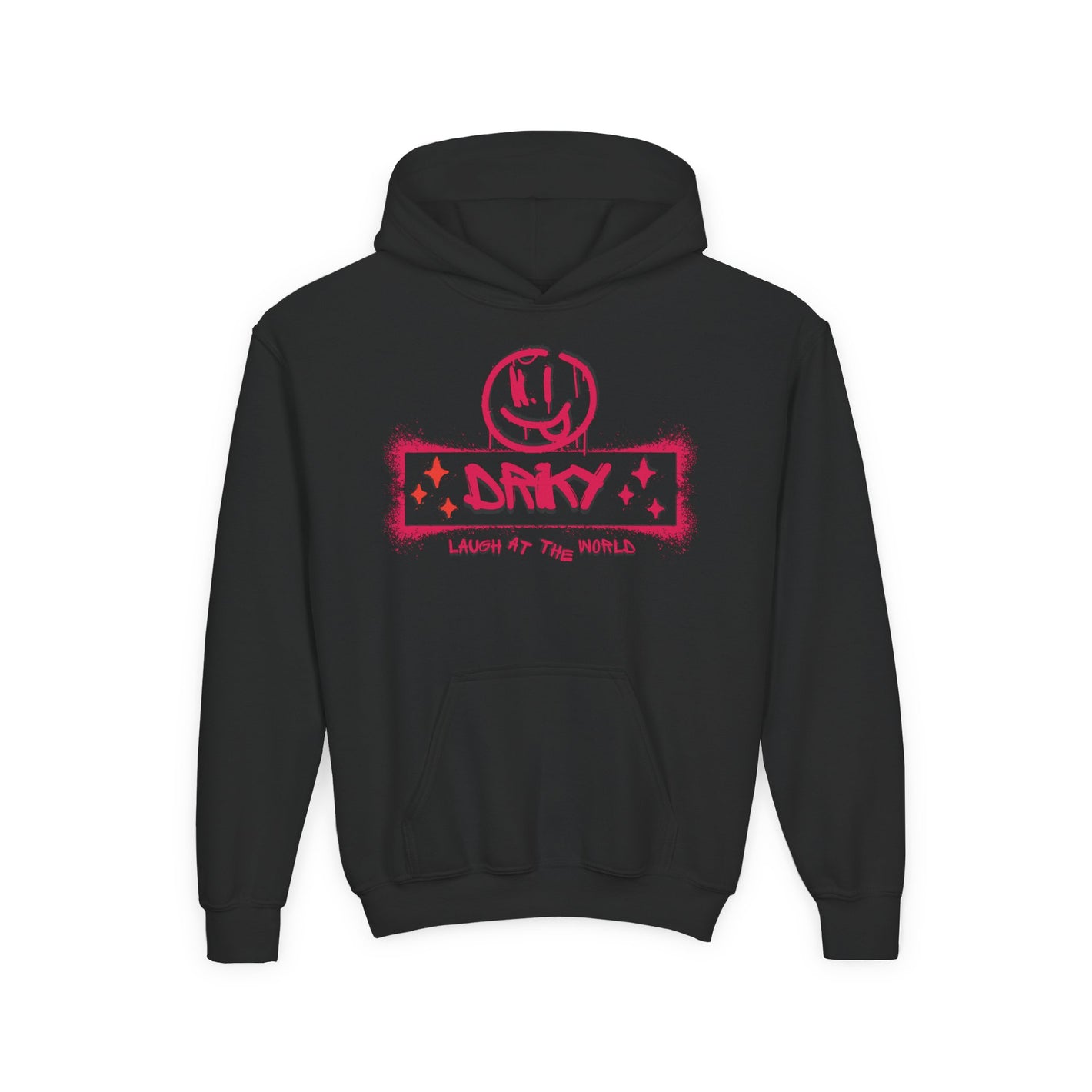 Driky Laugh at the World - Rose Blood - Youth Heavy Blend Hoodie