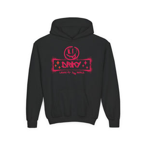 Driky Laugh at the World - Rose Blood - Youth Heavy Blend Hoodie