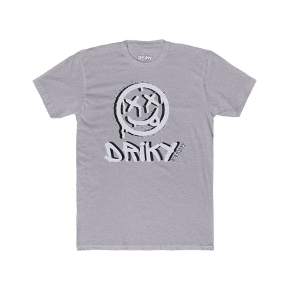 Driky Die Happy - White Night Cotton Crew Tee