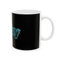 Driky Wear - Blue Brain - 11oz Coffee Cup