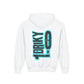 Driky 1 point 0 Bro - Blue Brain - (Back Print) Youth Heavy Blend Hoodie