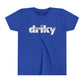 Youth Driky Wear - White Night Short Sleeve Tee