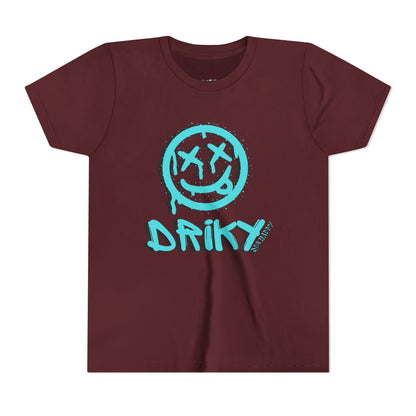 Youth Driky Die Happy - Blue Brain Short Sleeve Tee