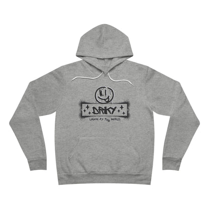 Driky Laugh at the World - Blackout Fleece Pullover Hoodie