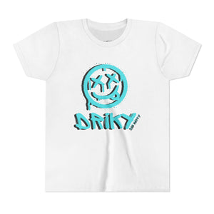 Youth Driky Die Happy - Blue Brain Short Sleeve Tee