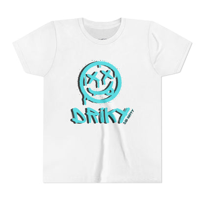 Youth Driky Die Happy - Blue Brain Short Sleeve Tee