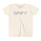 Youth Driky Stud Muffin - White Night Short Sleeve Tee