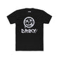 Driky Die Happy - White Night Cotton Crew Tee