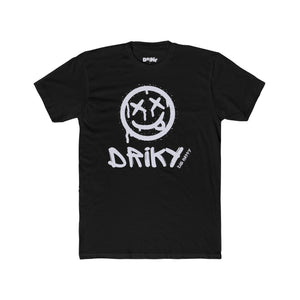 Driky Die Happy - White Night Cotton Crew Tee