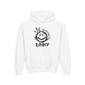 Driky King Nothing - Blackout - Youth Heavy Blend Hoodie
