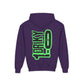 Youth Driky 1 point 0 Bro - Green Monkey Backprint - Heavy Blend Hoodie 16 Colors
