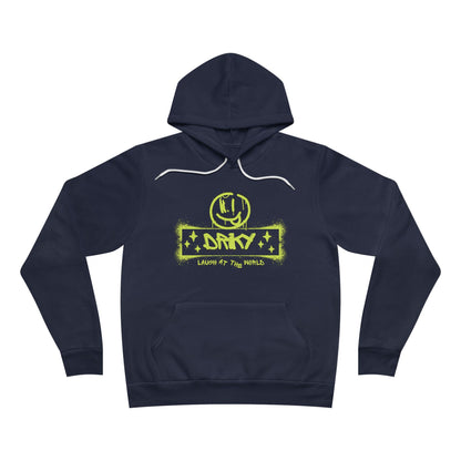 Driky Laugh at the World - Banana Sunshine Fleece Pullover Hoodie