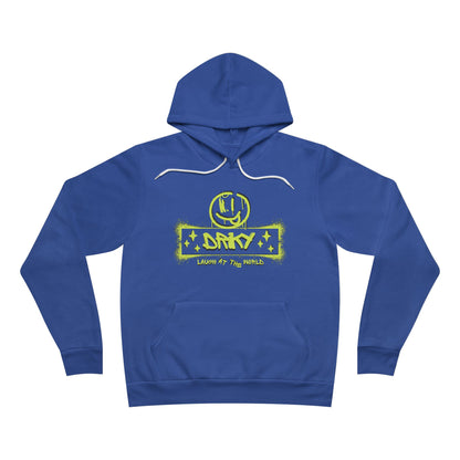 Driky Laugh at the World - Banana Sunshine Fleece Pullover Hoodie