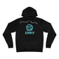 Driky Die Happy - Blue Brain Fleece Pullover Hoodie