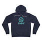 Driky Die Happy - Blue Brain Fleece Pullover Hoodie