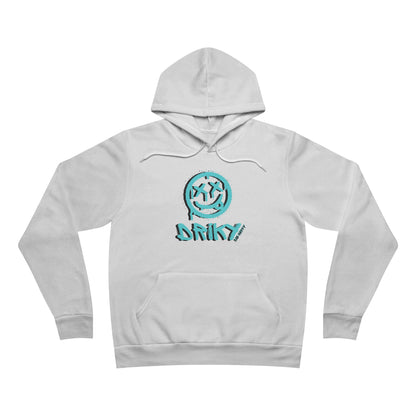 Driky Die Happy - Blue Brain Fleece Pullover Hoodie