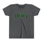 Youth Little Driky - Green Monkey Short Sleeve Tee