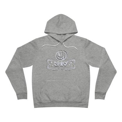 Driky Laugh at the World - White Night Fleece Pullover Hoodie