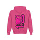 Driky 1 point 0 Bro - Pinkerton - (Back Print) Youth Heavy Blend Hoodie