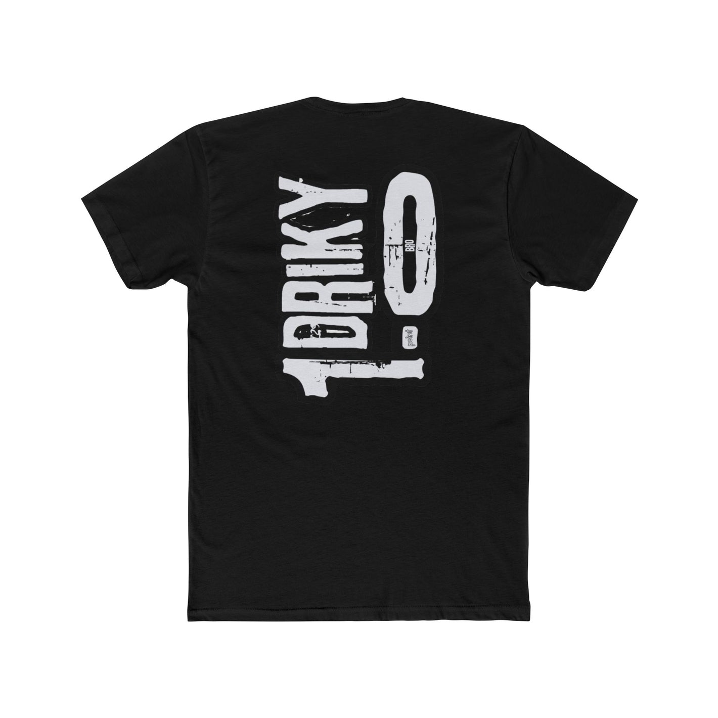 Driky 1 point 0 Bro - OG - Back Print Cotton Crew Tee