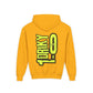 Driky 1 point 0 Bro - Banana Sunshine - (Back Print) Youth Heavy Blend Hoodie