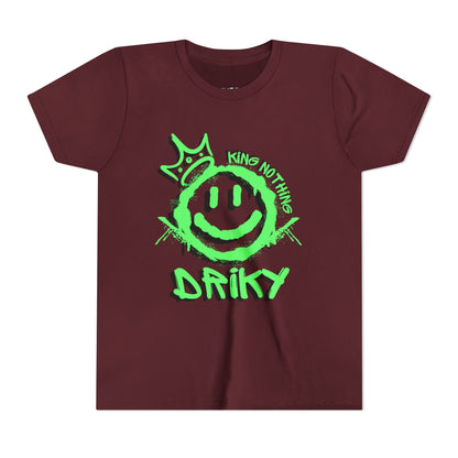 Youth Driky King Nothing - Green Monkey Short Sleeve Tee