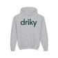 Little Driky - Blue Brain - Youth Heavy Blend Hoodie