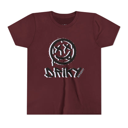Youth Driky Die Happy - Blackout Short Sleeve Tee