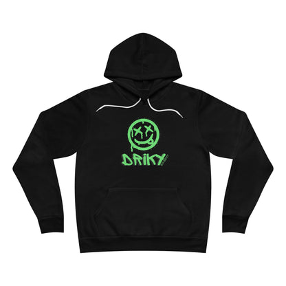 Driky Die Happy - Green Monkey Fleece Pullover Hoodie