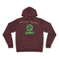 Driky Die Happy - Green Monkey Fleece Pullover Hoodie