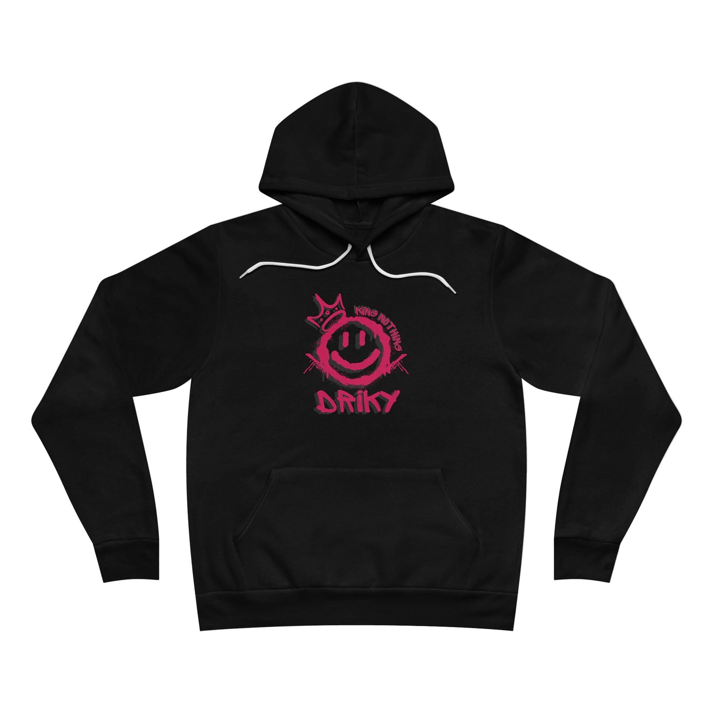 Driky King Nothing - Rose Blood Fleece Pullover Hoodie