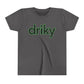 Youth Little Driky - Green Monkey Short Sleeve Tee